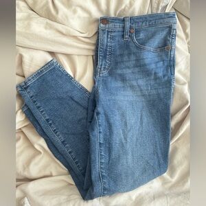 Madewell Petite 10 High Rise Skinny Crop Denim